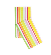 Guest Towel Napkin - Cabana Stripe Bright  Caspari   
