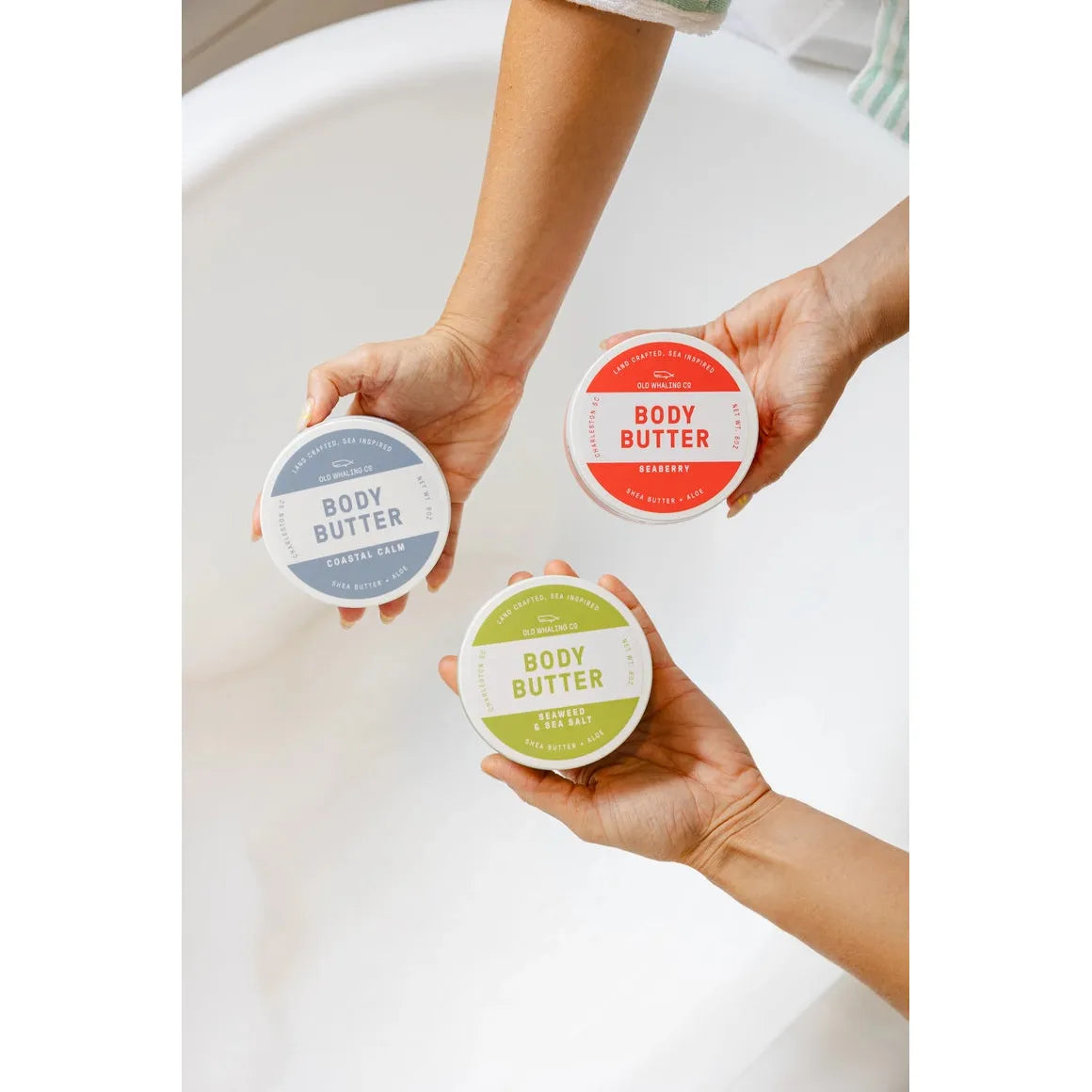 Seaweed & Sea Salt Body Butter (8oz)  Old Whaling Company   
