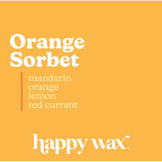 Orange Sorbet Wax Melts  Happy Wax   