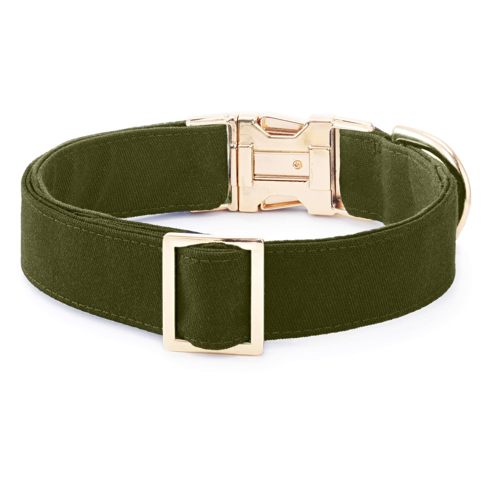 Olive Dog Collar The Foggy Dog