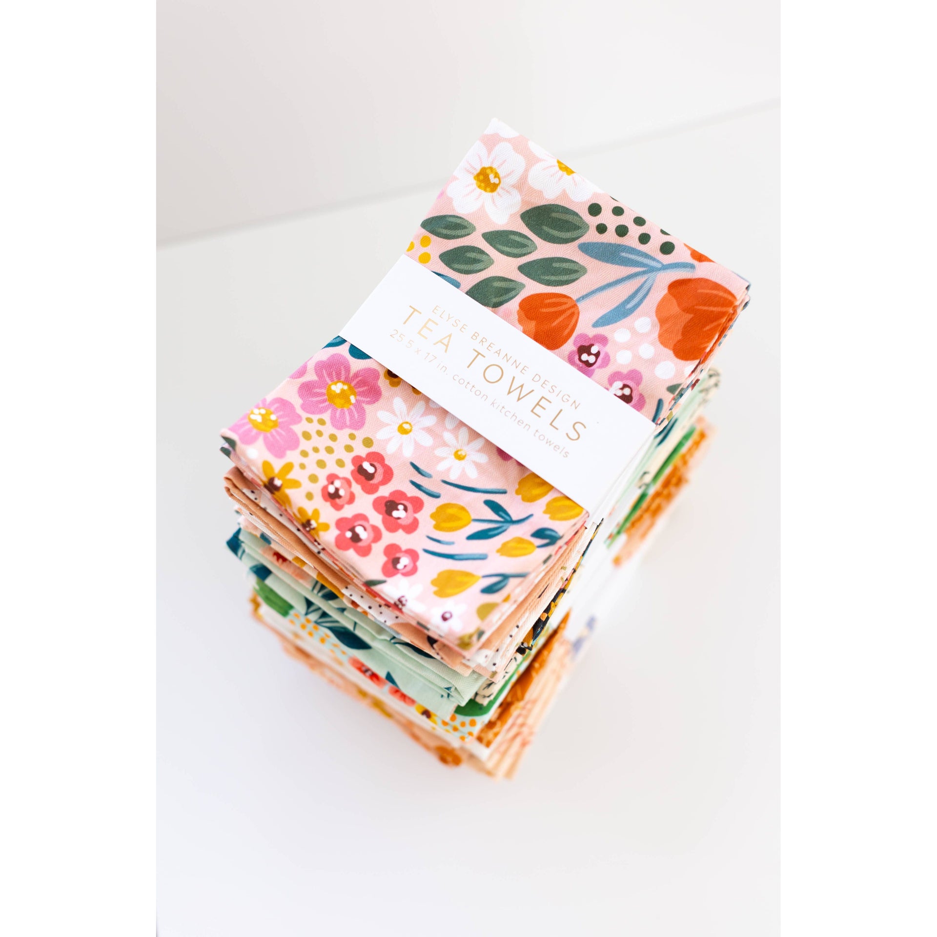 Pack of 2 Summer Meadows Tea Towels Elyse Breanne Design