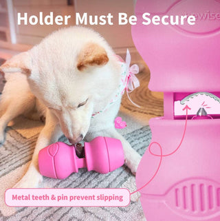 Chewise Bully Stick Holder - Pink Chewise Official