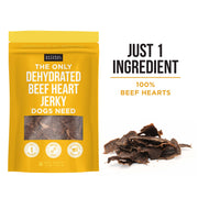 The Only Dehydrated Beef Heart Jerky Dogs Need Natural Rapport