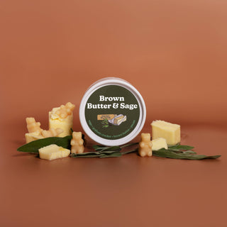 Brown Butter & Sage Wax Melts- Eco Tin (4 oz) Happy Wax