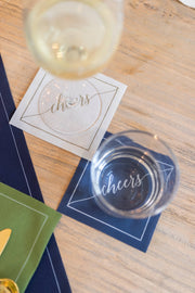 Golden Salute Cocktail Napkin Roll Toasting With Tara