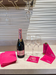 Blush Crush Cocktail Napkin Roll Toasting With Tara