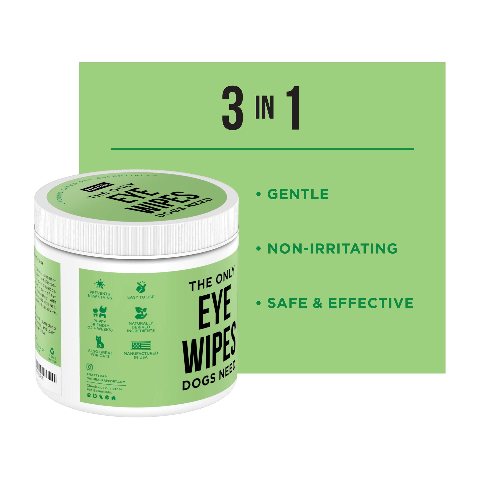 The Only Eye Wipes Dogs Need Natural Rapport