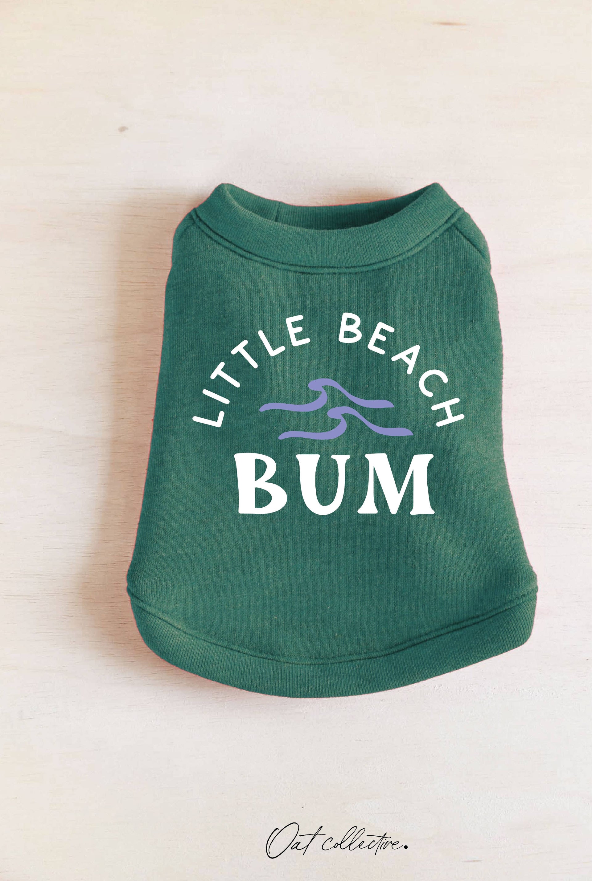 LITTLE BEACH BUM Pet Graphic Sweatshirt. OAT COLLECTIVE