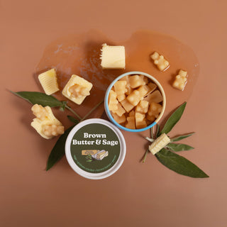 Brown Butter & Sage Wax Melts- Eco Tin (4 oz) Happy Wax