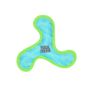 DuraForce Jr Boomerang - Blue, Durable, Squeaky Dog Toy Tuffy Dog Toys - VIP Products