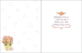 Mother's Day Greeting Card - For Mom GINA B DESIGNS