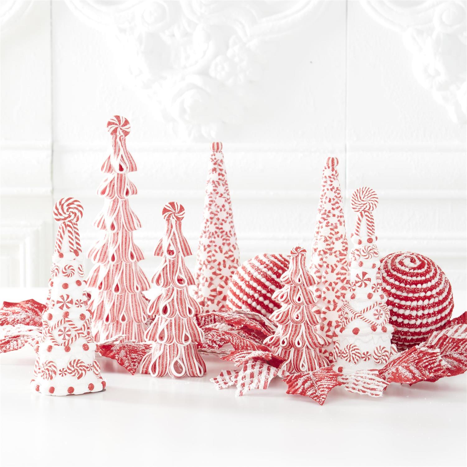 Ribbon Peppermint Candy Trees
