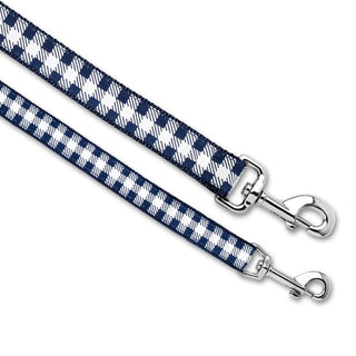 Picnic Plaid (Navy) - Dog Leash Dog & Me