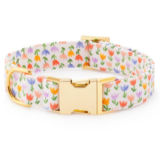 Tulip Garden Dog Collar Dapper The Foggy Dog