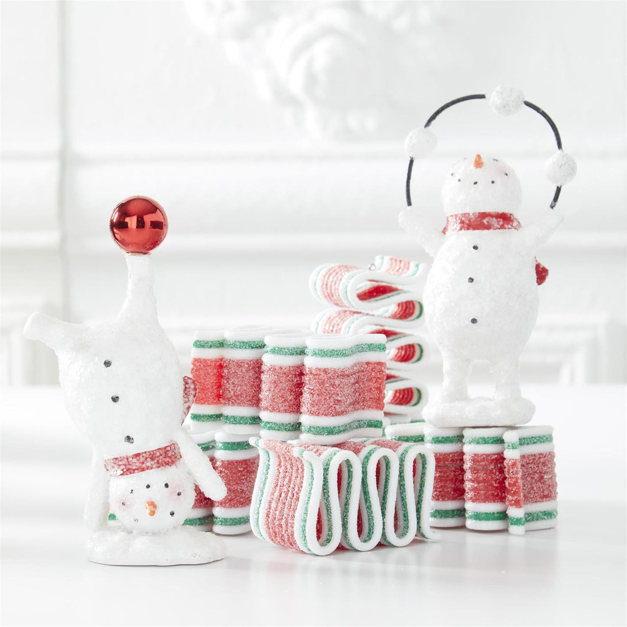 Old Fashioned Ribbon Candy Ornament 3.25  K&K   