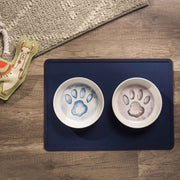 Pet Bowl | Gift Set Watercolor Paws Speckle and Spot by Ore’ Originals