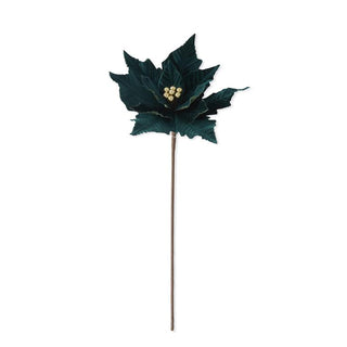 Teal Green Poinsettia Stem K&K