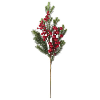 Pine & Red Berry Stem K&K