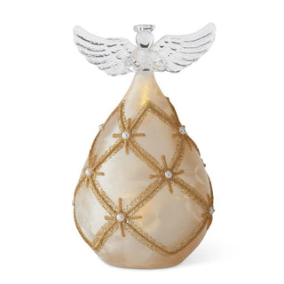 LED Angel Figurine with Timer — Decorative Tabletop Memorial Night Light K&K Large