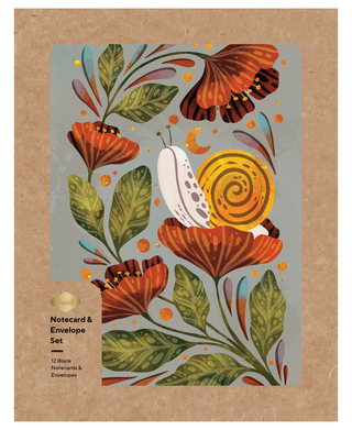 Moonlight Snail Notecards Denik