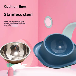 Pet Bowl,Stainless Steel Anti-Ant Leak-Proof_CWMM5085 Toby Supply