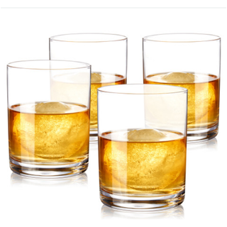 Glass Rocks Cocktail Tumblers w/Heavy Bases - Set of 4 TRUE