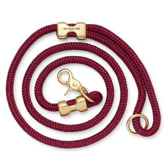 Wine Marine Rope Dog Leash The Foggy Dog