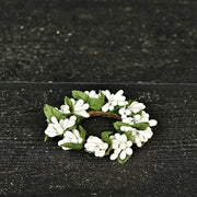 .5in Pip Berry Taper/Napkin Ring White Impressive Enterprises, Inc.