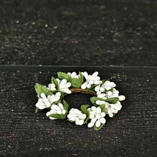 .5in Pip Berry Taper/Napkin Ring White Impressive Enterprises, Inc.