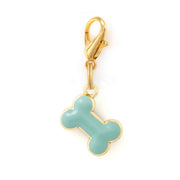 Blue Bone Collar Charm The Foggy Dog