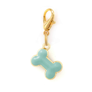 Blue Bone Collar Charm The Foggy Dog