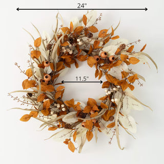 Harvest Artificial Wreath Sullivans Home Decor