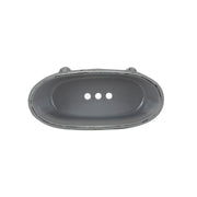 Mini Gray Bathtub Soap Dish  Foreside Home & Garden   