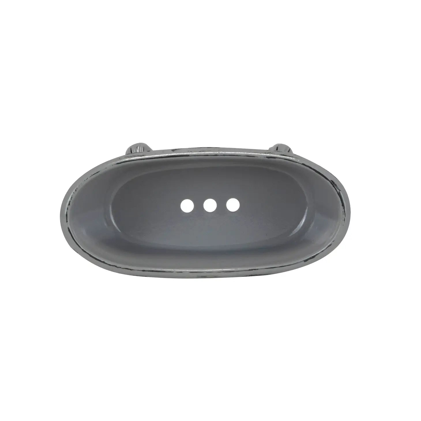 Mini Gray Bathtub Soap Dish  Foreside Home & Garden   