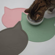 Silicone Placemat | Cat Head Jade Speckle and Spot by Ore’ Originals