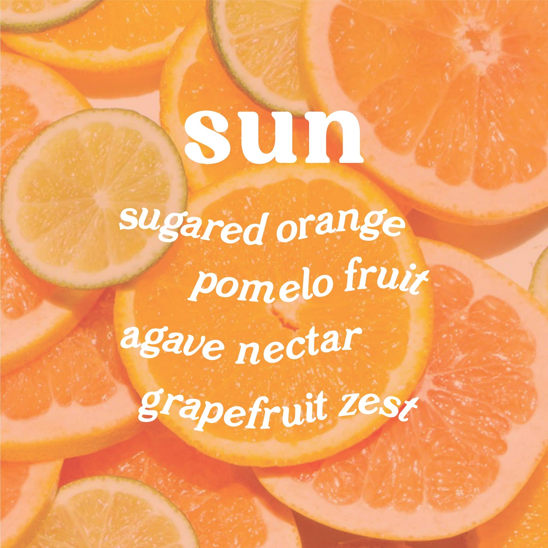 Sun 9 oz. Hue Candle (Sparkling Citrus) GP Candle Co.