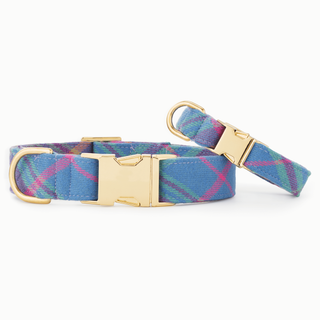 Piper Plaid Flannel Dog Collar The Foggy Dog
