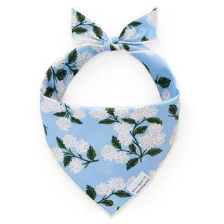 Rifle Paper Co. x TFD Hydrangea Spring Dog Bandana The Foggy Dog