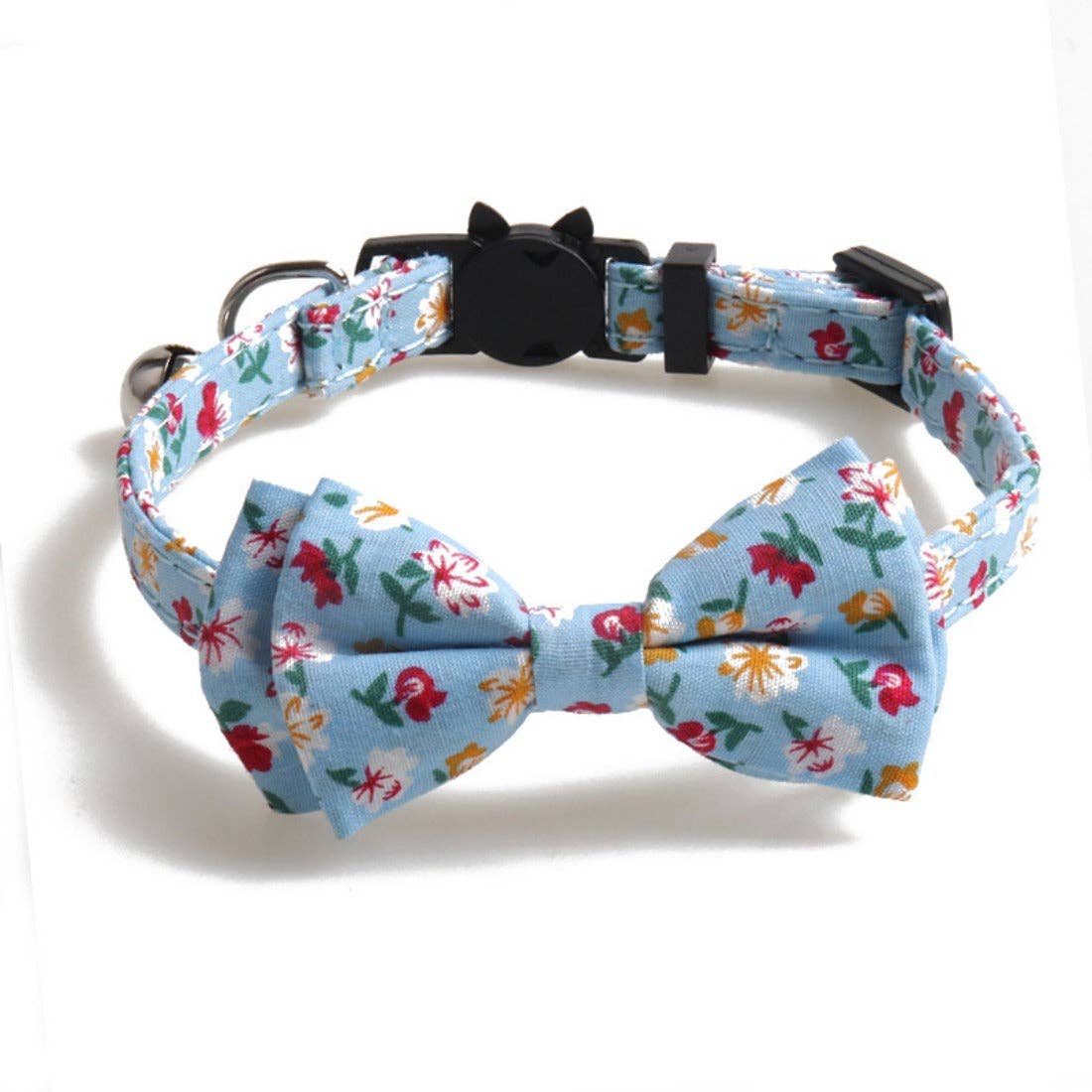 Mokka - Floral Bowtie Cat Collar Cheerhunting