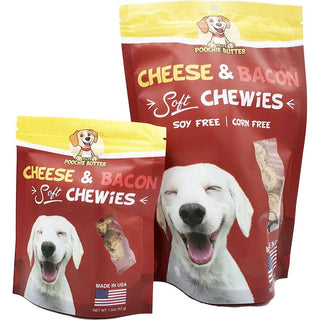 Bacon & Cheese Soft Chewy Dog Treats  Dilly's™ Poochie Butter   