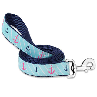 Pink Anchor - Dog Leash Dog & Me Large
