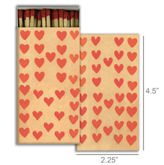 Matches - Heart Rows HomArt