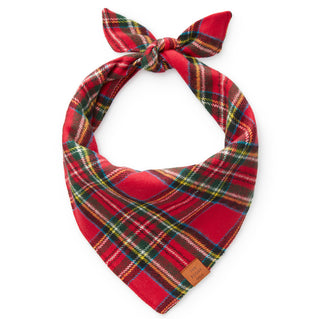 Tartan Plaid Flannel Holiday Dog Bandana The Foggy Dog