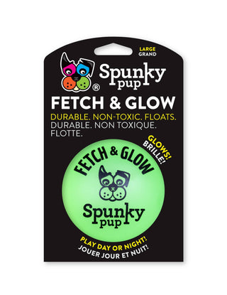Fetch and Glow Ball Spunky Pup