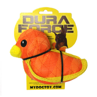 DuraForce Duck Tiger - Orange, Durable, Squeaky Dog Toy Tuffy Dog Toys - VIP Products