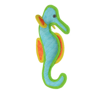 DuraForce Seahorse - Blue, Durable, Squeaky Dog Toy Tuffy Dog Toys - VIP Products