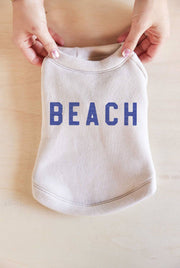 BEACH Pet Graphic Sweatshirt OAT COLLECTIVE HEATHER DUST XS