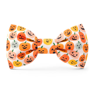 Jack-o'Lanterns Halloween Dog Bow Tie The Foggy Dog