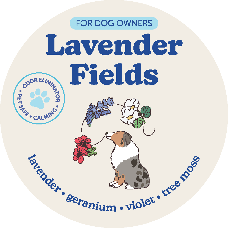 Lavender Fields Pet Wax Melts for Dog Owners 4 oz Eco-Tin Happy Wax
