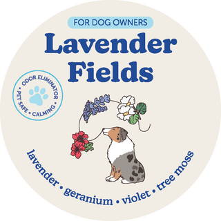 Lavender Fields Pet Wax Melts for Dog Owners 4 oz Eco-Tin Happy Wax